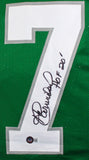 Harold Carmichael Autographed Green Pro Style Jersey w/HOF- Beckett W Hologram