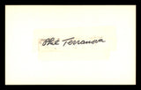 Phil Terranova Authentic Autographed Signed .5x2.5 Cut 186926