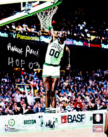 Robert Parish Signed Boston Celtics Dunk 8x10 Photo w/HOF'03 - SCHWARTZ COA