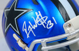 Roy Williams Autographed Dallas Cowboys Flash Speed Mini Helmet-Beckett W Holo
