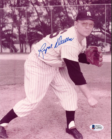 Yankees Ryne Duren Authentic Signed 8X10 Photo Autographed BAS #C54663