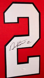 Duncan Keith Signed Chicago Blackhawks 35x43 Framed Jersey (JSA COA) 3xCup Champ
