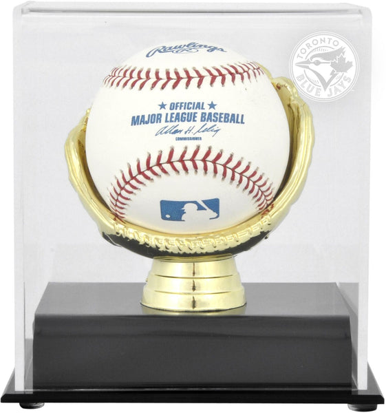 Blue Jays Gold Glove Single Baseball Logo Display Case-Fanatics