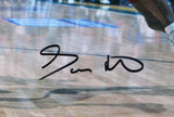 Gary Payton Autographed Seattle SuperSonics 16x20 Dribble Photo-Beckett W Holo