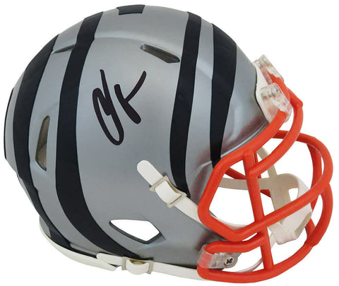 Chad Johnson Signed Cincinnati Bengals FLASH Riddell Speed Mini Helmet -(SS COA)