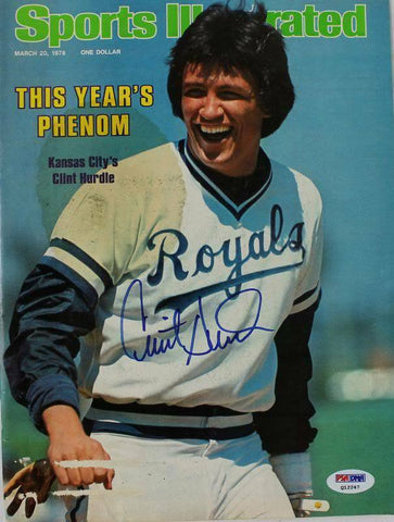 Royals Clint Hurdle Authentic Signed Sports Illustrated 1978 PSA/DNA #Q12247