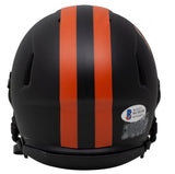 Baker Mayfield Signed Cleveland Browns Mini Speed Replica Eclipse Helmet BAS ITP