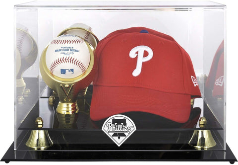 Philadelphia Phillies Acrylic Cap and Baseball Logo Display Case - Fanatics