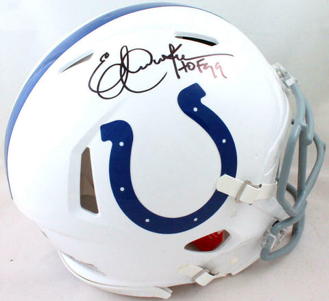 Eric Dickerson Signed Colts Speed Authentic Helmet w/HOF- Beckett W Hologram