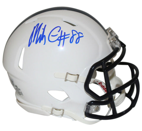 Mike Gesicki Autographed/Signed Penn State Speed Mini Helmet Beckett 34908