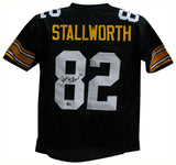 John Stallworth Autographed/Signed Pro Style Black XL Jersey Beckett 35530