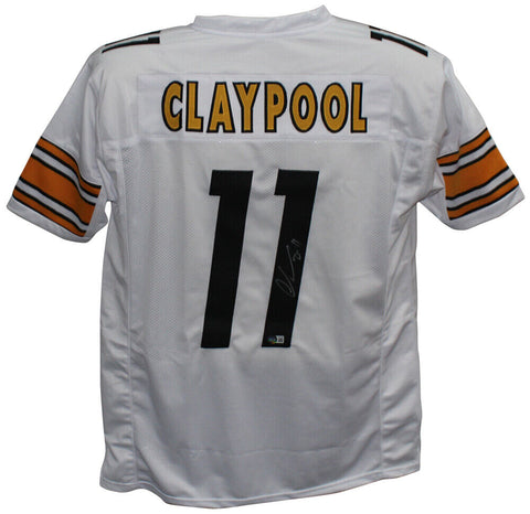 Chase Claypool Autographed/Signed Pro Style XL White Jersey BAS 32378