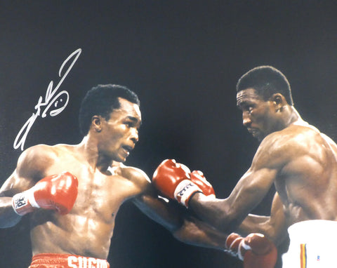 SUGAR RAY LEONARD AUTHENTIC AUTOGRAPHED SIGNED 16X20 PHOTO BECKETT 177704