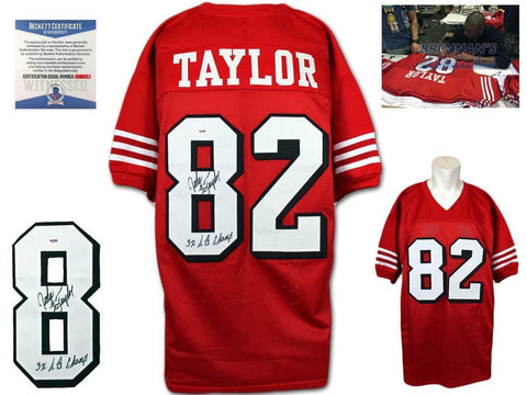 John Taylor Autographed SIGNED Jersey - TB - Beckett Authentic