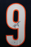 JIM MCMAHON (Bears navy SKYLINE) Signed Autographed Framed Jersey Beckett