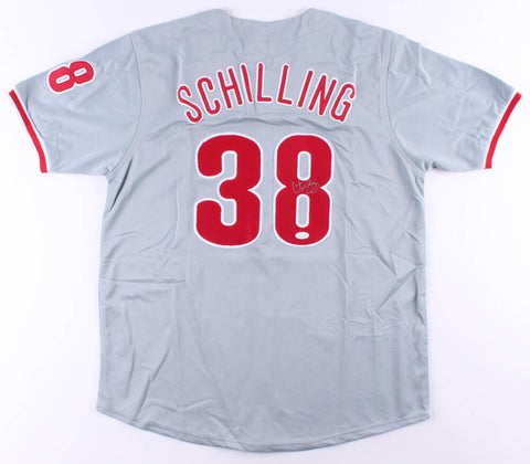 Curt Schilling Signed Philadelphia Phillies Jersey (JSA COA) World Series MVP 01