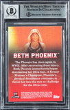 Beth Phoenix Authentic Signed 2011 Topps WWE Classic #6 Card Auto 10! BAS Slab