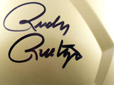 Rudy Ruettiger Signed Notre Dame Riddell F/S Speed Auth Helmet w/Story-Beckett W
