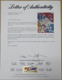 Johnny Unitas Autographed Framed 8x10 Photo Colts QB's of the Century PSA V01542
