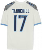 Framed Ryan Tannehill Tennessee Titans Autographed White Nike Game Jersey