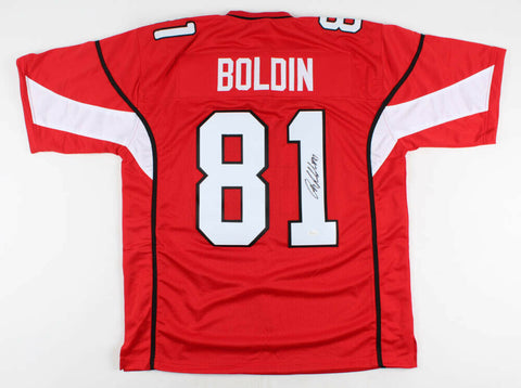 Anquan Boldin Signed Arizona Cardinals Jersey (JSA COA) All Pro Wide Receiver
