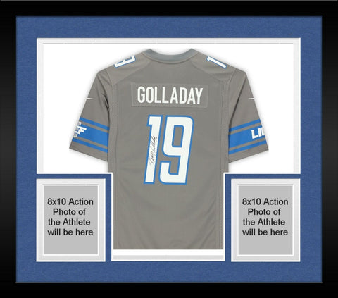 Frmd Kenny Golladay Detroit Lions Signed Anthracite Alternate Nike Game Jersey