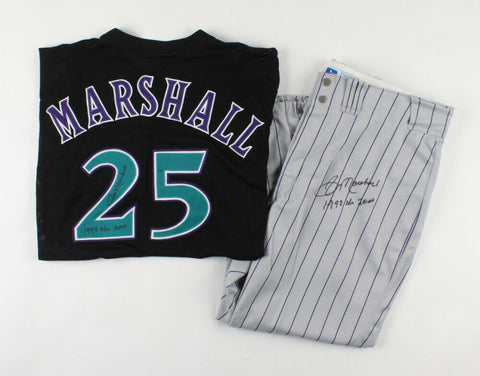 Jim Marshall Signed Diamondbacks Uniform with Jersey & Pants (Jim Marshall LOA)
