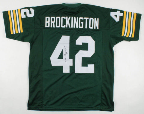 John Brockington Signed Green Bay Packers Jersey (JSA) Ohio State Buckeyes R.B.