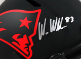 Wes Welker Autographed NE Patriots F/S Eclipse Speed Helmet-Beckett W Hologram