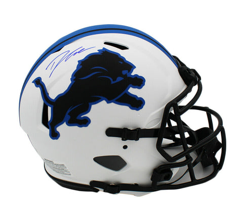 D'Andre Swift Signed Detroit Lions Speed Authentic Lunar NFL Helmet
