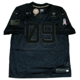 DREW BREES SIGNED NEW ORLEANS SAINTS NIKE LIMITED SALUTE TO SERVICE JERSEY BAS