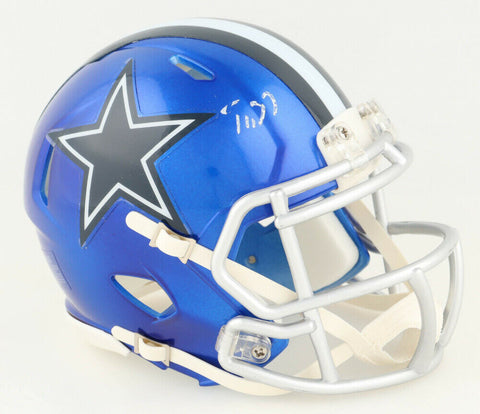 Trevon Diggs Signed Cowboy Flash Alternate Speed Mini Helmet (JSA COA) Dallas DB