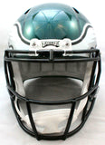 Miles Sanders Autographed Eagles Full Size Speed Helmet - JSA W Auth *Silver