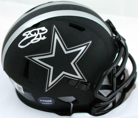 Emmitt Smith Autographed Cowboys Eclipse Speed Mini Helmet- Beckett W Hologram