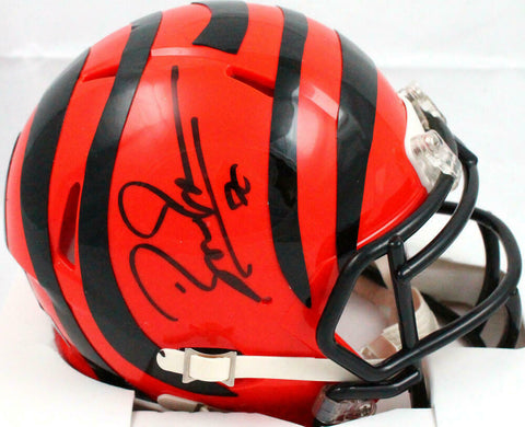 Boomer Esiason Autographed Cincinnati Bengals Speed Mini Helmet-Beckett W Holo