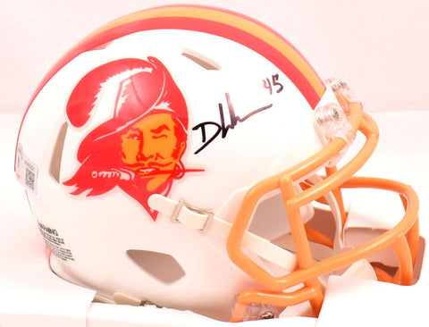 Devin White Signed Tampa Bay Buccaneers 76-96 Speed Mini Helmet-Beckett W Holo