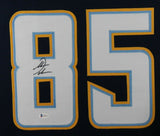 ANTONIO GATES (Chargers Dblue TOWER) Signed Autographed Framed Jersey Beckett