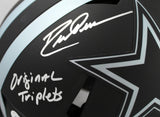 Staubach Dorsett Pearson Signed Cowboys F/S Eclipse Speed Authentic Helmet-BAW