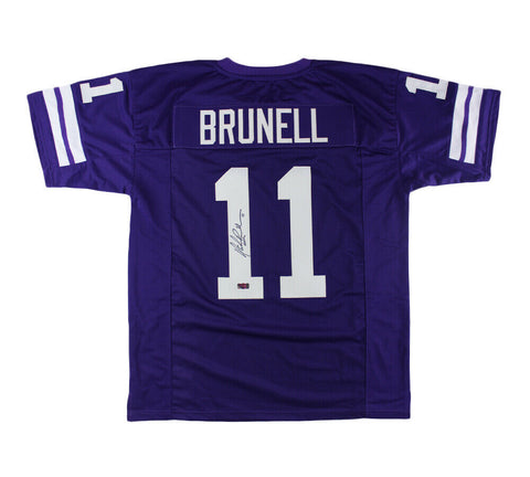 Mark Brunell Signed Washington Custom Purple Jersey