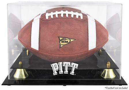 Pittsburgh Panthers Golden Classic Team Logo Football Display Case w/Mirror Back