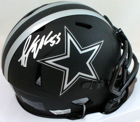 Leighton Vander Esch Autographed Dallas Cowboys Eclipse Mini Helmet-Fanatics