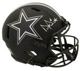 Dak Prescott Autographed Dallas Cowboys Authentic Eclipse Helmet Beckett 34885