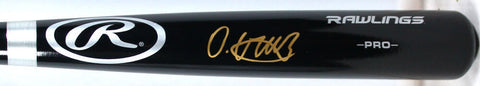 Oneil Cruz Autographed Rawlings Pro Black Bat- JSA W *Gold