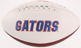 La'Mical Perine Signed Florida Gators Logo Football (JSA COA) New York Jets R.B.