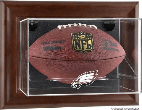 Eagles Brown Football Display Case - Fanatics