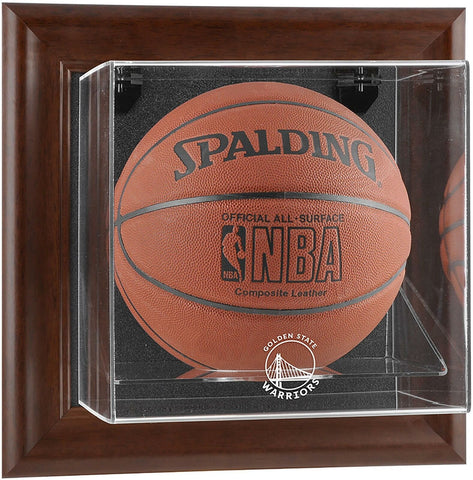 Golden State Warriors Brown Wall-Mountable (2019-Present) Team Basketball Case