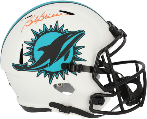 Bob Griese Miami Dolphins Signed 1972 Lunar Eclipse Alternate Replica Helmet