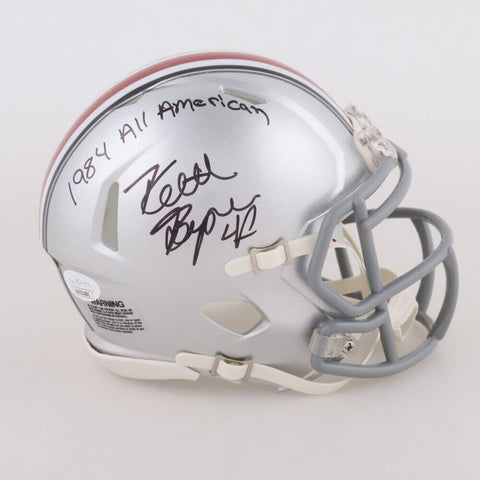 Keith Byars Signed Ohio State Buckeyes Mini Helmet Inscribed "1984 All American"