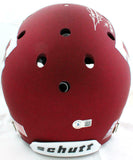 Johnny Manziel Signed Texas A&M Schutt F/S Authentic Helmet W/3 Insc-BAW Holo