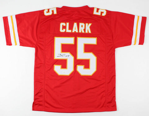 Frank Clark Signed Kansas City Chiefs Jersey (JSA COA) Super Bowl LIV Champ /D.E